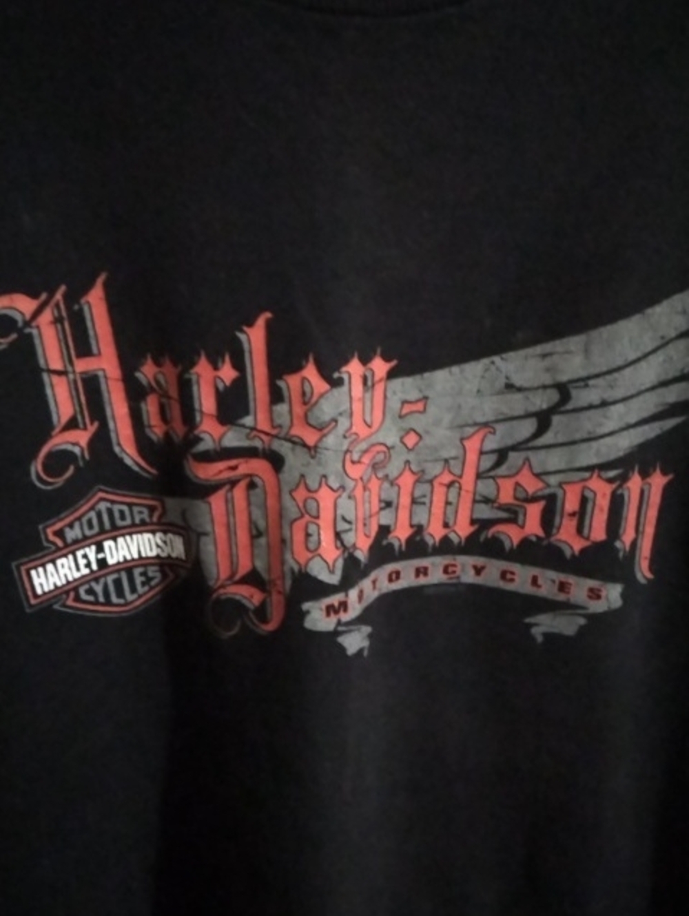 Harley-Davidson Men's Black Graphic Logo T-Shirt Men's Sz XL